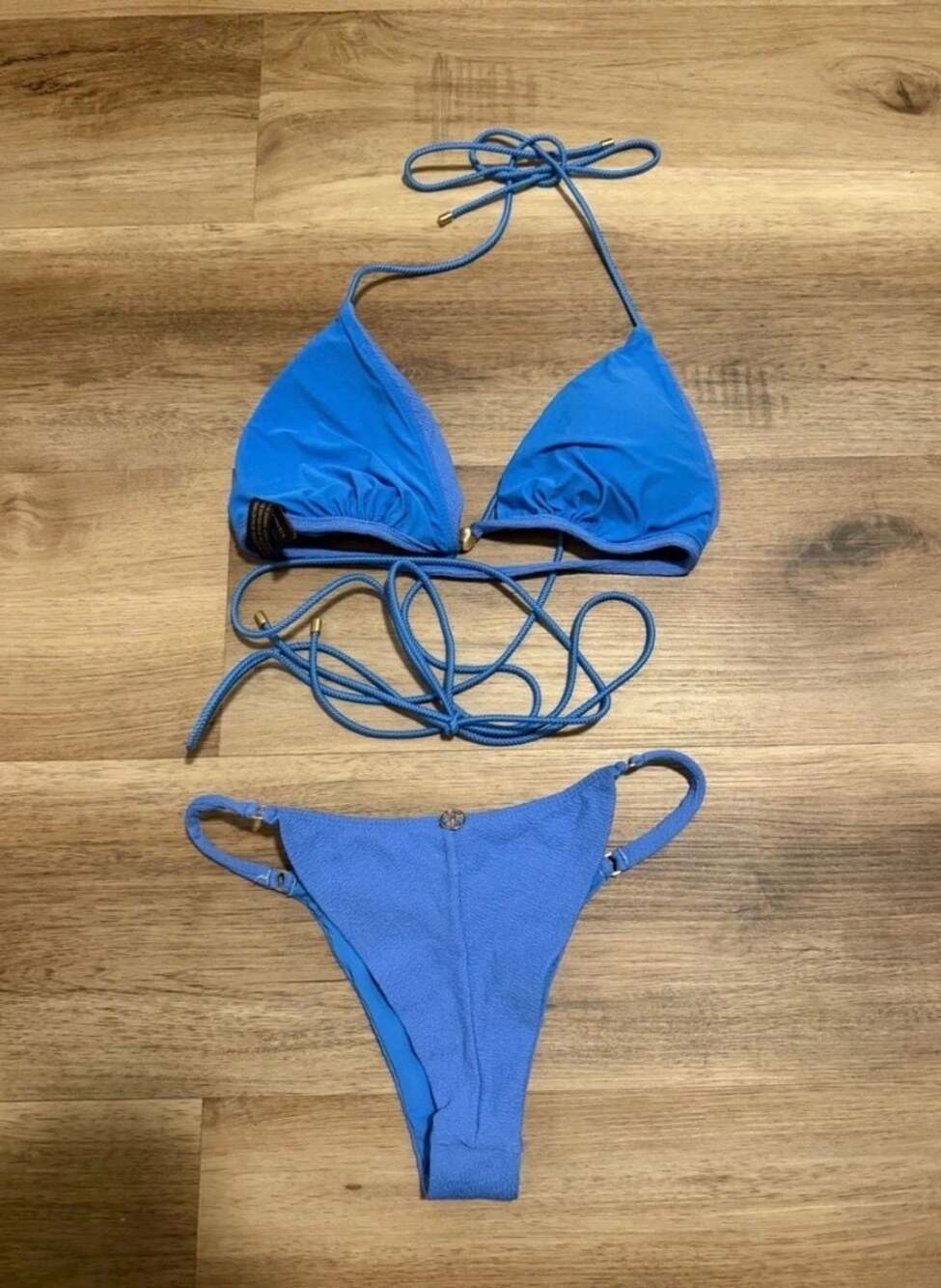 ViX Swimwear Periwinkle Firenze Eva Triangle Bikini Set - Picture 4 of 9
